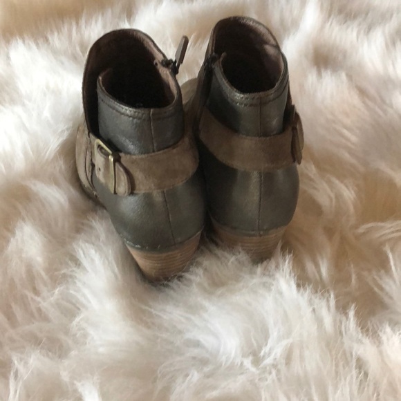 Little brown comfort booties - Picture 2 of 3